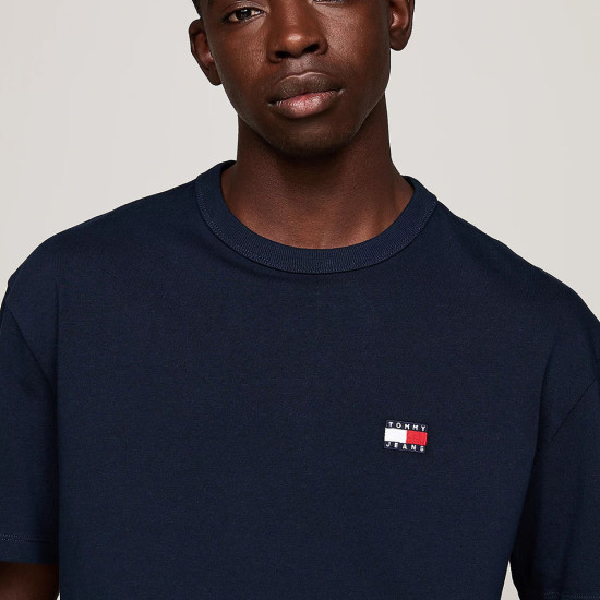Tommy Hilfiger Ανδρική κοντομάνικη μπλούζα Badge Crew Neck T-Shirt